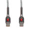 Кабель (шнур) LP USB Type-C to USB Type-C 65W зі швидкою зарядкою (QC) 2м C652MC