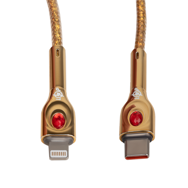 Кабель (шнур) LP USB Type-C на Lightning 30Вт зі швидкою зарядкою (QC) 1м C301ML