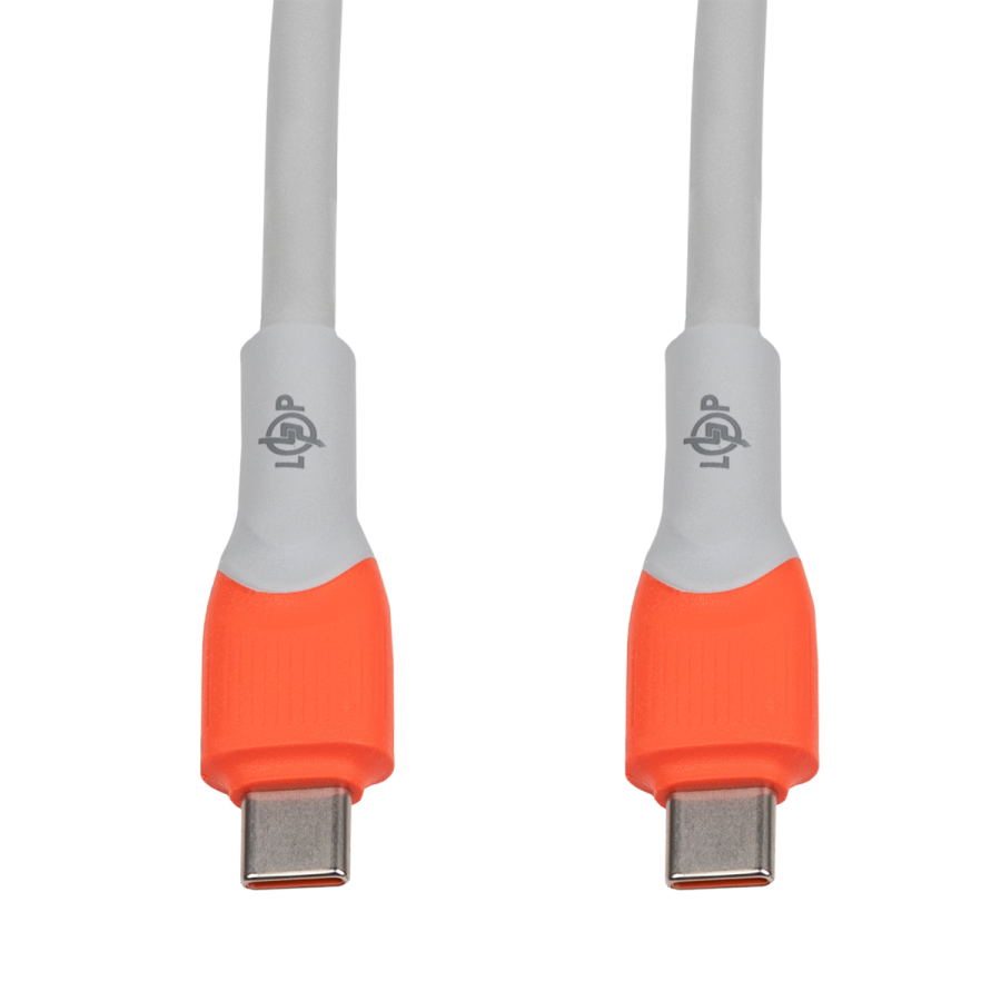 Кабель (шнур) LP USB Type-C to USB Type-C 2.4A 100W зі швидкою зарядкою (PD) 2м C1001MC