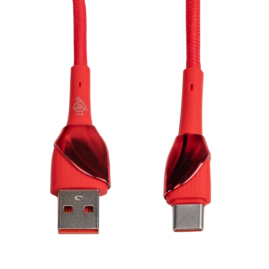 Кабель (шнур) LP USB 3.0 to USB Type-C 30W із швидкою зарядкою (QC) 1м C301FC