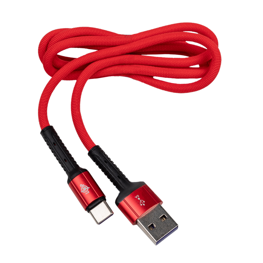 Кабель (шнур) LP USB 3.0 to USB Type-C 5A зі швидкою зарядкою (QC) 1м LS63C-5A