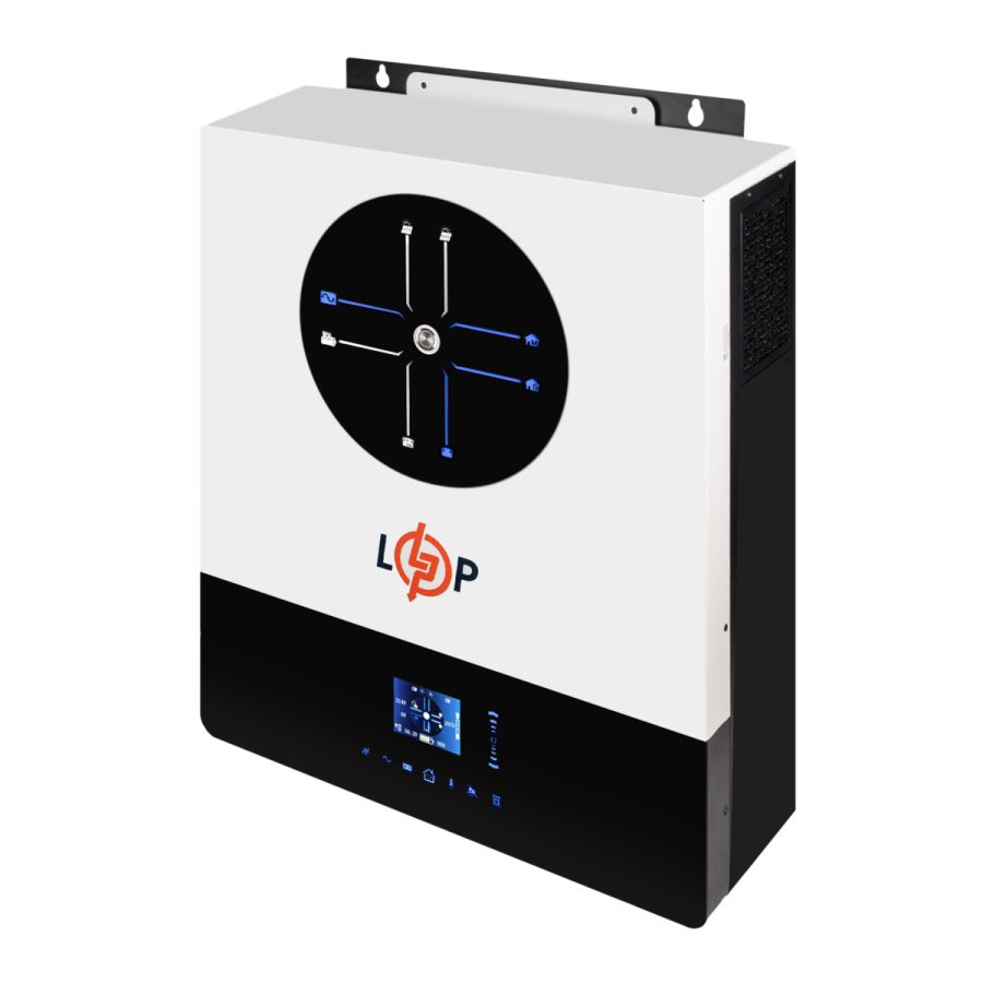 Гібридний сонячний інвертор (ДБЖ) LPW-MAXII-ULTRA 8000VA (8000Вт) 48V 150A MPPT 90-450V ON-OFF GRID
