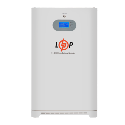 Аккумулятор LP LiFePO4 51,2V - 280 Ah (14336 Wh) (Smart BMS 200A) с LCD AB RS485/CAN