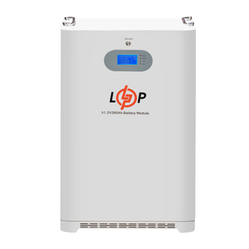 Аккумулятор LP LiFePO4 51,2V - 280 Ah (14336 Wh) (Smart BMS 200A) с LCD AB RS485/CAN