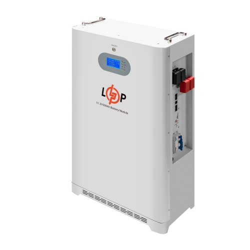 Аккумулятор LP LiFePO4 51,2V - 280 Ah (14336 Wh) (Smart BMS 200A) с LCD AB RS485/CAN