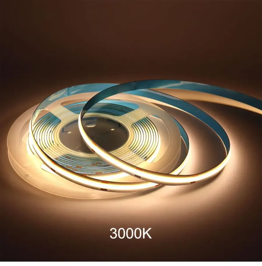 Лед стрічка LED TECH 12В СОВ-320 12Вт 850Лм COB/FCOB 3000K IP20