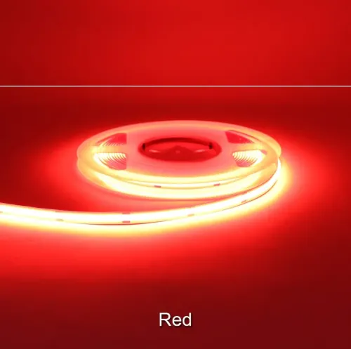 Лед стрічка LED TECH 12В СОВ-320 12Вт COB/FCOB Червоний (RED) IP20