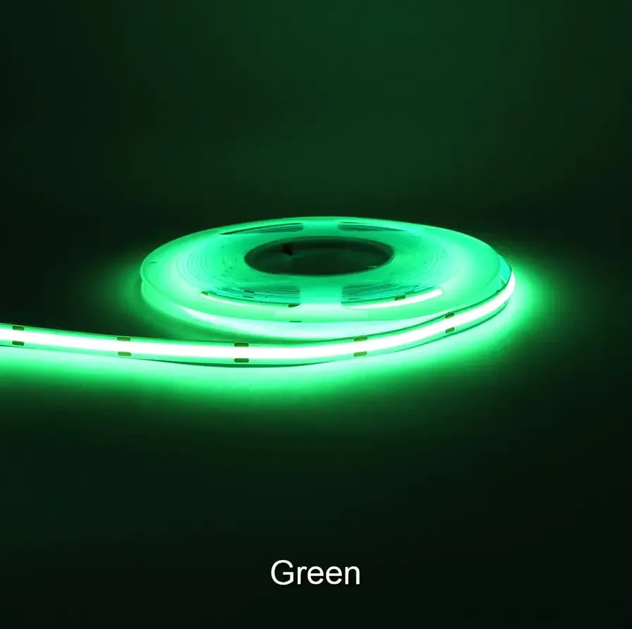 Лед стрічка LED TECH 12В СОВ-320 12Вт COB/FCOB Зелений (GREEN) IP20
