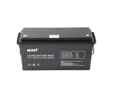 АКБ Аккумулятор 12В 2,56 кВт 200Ah LiFePO4 Накопитель энергии Must LP15-12200 12,8V BMS100A@4S 6000Cycles 502x185x243мм 23кг