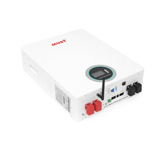 АКБ Акумулятор 48В 5,12 кВт 100Ah LiFePO4 Накопичувач енергії Must LP16-48100 51,2V BMS100A@16S CAN2.0/RS232/RS485 6000Cycles 625x442x177мм 44кг