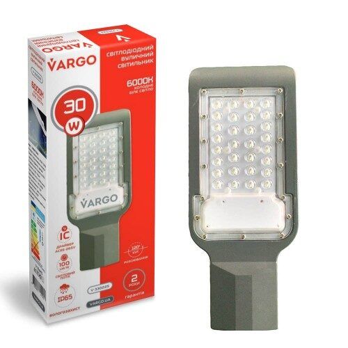 Вуличний лед світильник 30W SMD 3000lm 6500K