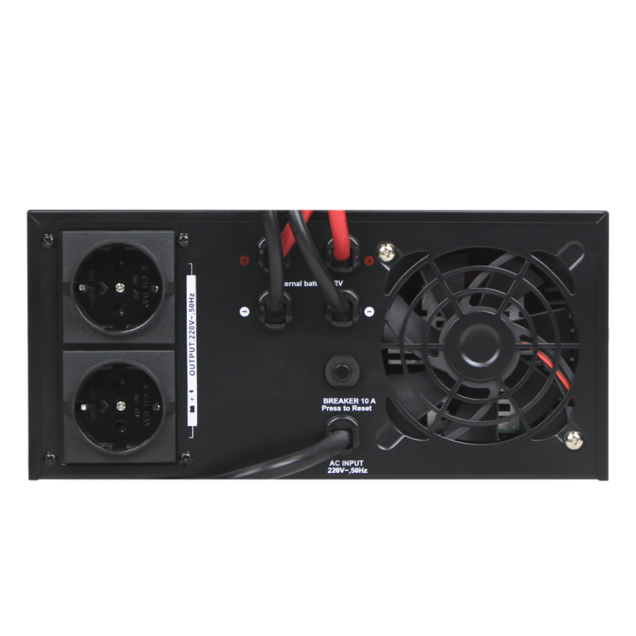 ДБЖ з правильною синусоїдою 12V LPM-PSW-1500VA (1050Вт) під зовнішній АКБ