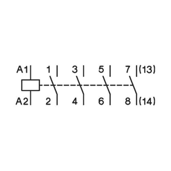 Контактор R40-40 40А 4NO 24В 50Hz (16535)
