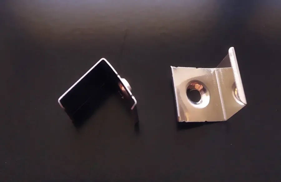 Скоба - Крепление металлическое для углового алюминиевого профиля LT-601 или LT-601a