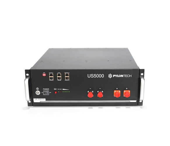 АКБ Акумулятор 48В 4,8кВт 100Аг LiFePO4 Накопичувач енергії Pylontech US5000 442х161х420мм 38кг без кабелiв для iнвертора