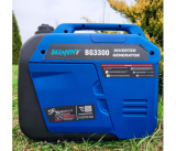 Генератор інверторний БЕНЗИНОВИЙ BELMONT BG3300 (3,3 kW), однофазний, 220V, 50Hz, об'єм бака 4л, ручний запуск