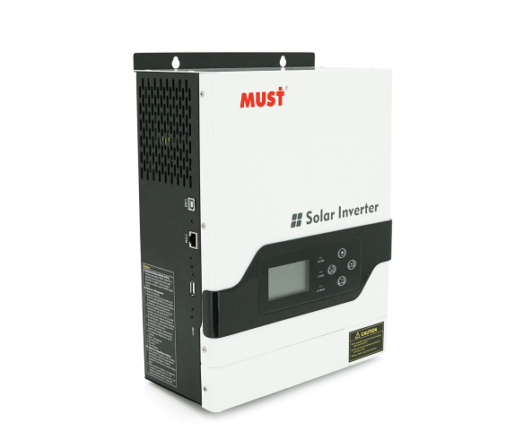 Гибридный инвертор MUST PV18-1512VPM, 1500W, 12V, ток заряда 10/20А, 160-275V, MPPT (60А, 15-145 Vdc)