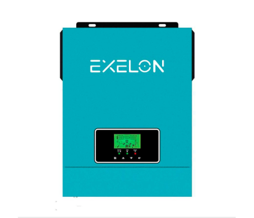 Гібридний інвертор Exelon YT-EXS-3000-24 3KW 3200VA 24V струм заряду 0-60A MPPT 80А 30-400V DC