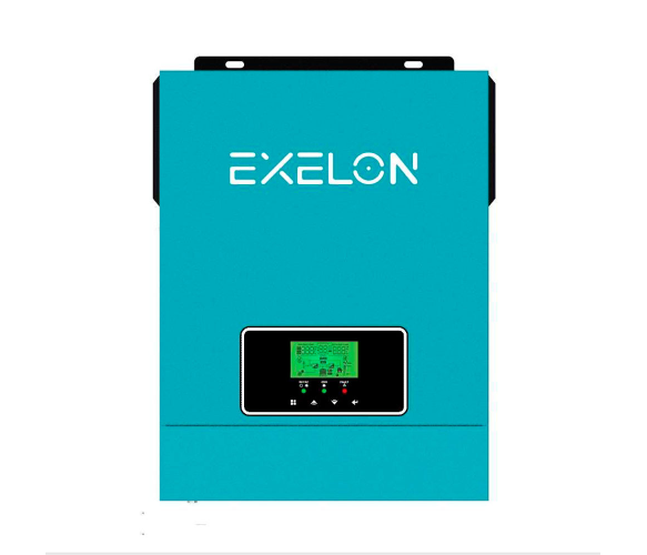 Гібридний інвертор Exelon YT-EXS-3000-24 3KW 3200VA 24V струм заряду 0-60A MPPT 80А 30-400V DC