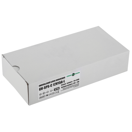 Импульсный блок питания GV-SPS-С 12V15A-L (180W)