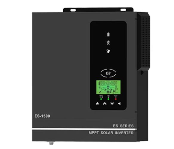 Гібридний однофазний інвертор ANERN SCI-ES-1500 24V, 1500VA/1500W, ток заряда 80А, MPPT (30-150В), 285x240x91mm, 3.5кг