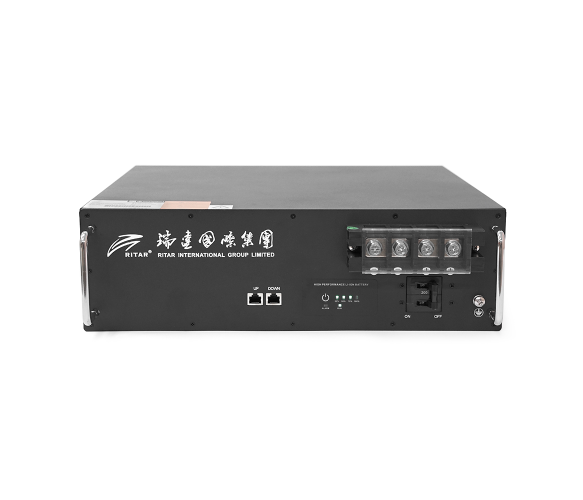АКБ Акумулятор Ritar R-LFP 24В 200Аг LiFePO4 25,6V 200AH 5120Wh BMS100@8S для монтажу у стійку 442x400х130мм Q1 40кг