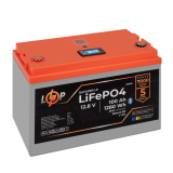 Акумулятор LP LiFePO4 12,8V - 100 Ah (1280Wh) (BMS 100A/50А) пластик LCD Smart BT