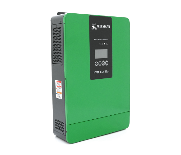 Гибридный однофазный инвертор HVM-3.6KW PLUS, 3600W, 24V, ток заряда 0-100A, 40-450V, MPPT (10А, 450 Vdc)