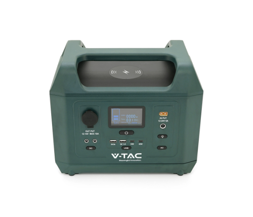 Портативне джерело живлення V-TAC VT-606N 600W LiFePO4 IRF32135 12,8V 45Ah 576Wh PEAK 1000W 295х206х228мм 7,8кг