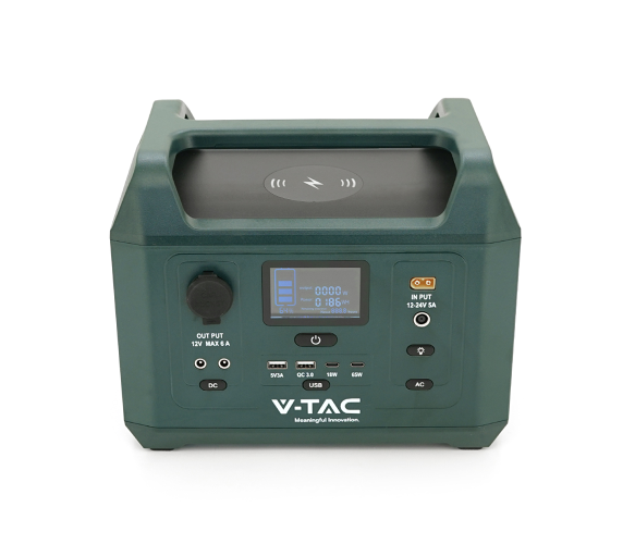 Портативне джерело живлення V-TAC VT-303N, 300W, LiFePO4 IRF32135 19.2V 15Ah/288Wh 249х171х208мм 4,3кг