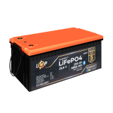 Акумулятор LP LiFePO4 25,6V - 230 Ah (5888Wh) (BMS 200A/100А) пластик Smart BT