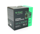 Портативне джерело живлення V-TAC VT-606, 500W, LiFePO4 IRF32135 21,6V 26.2Ah 568Wh 275х170х200мм 5,4кг