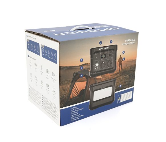 Портативне джерело живлення Optonica PS-9418, 400W, Lithium-ion 16V 20Ah 320Wh 237x195x190мм 6,6кг