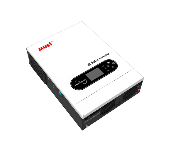 Гібридний інвертор MUST PV1800-1612 ECO, 2000VA/1600W, 12V, струм заряду 16-80А, MPPT 80А, 290*367*111мм, 6,4 кг