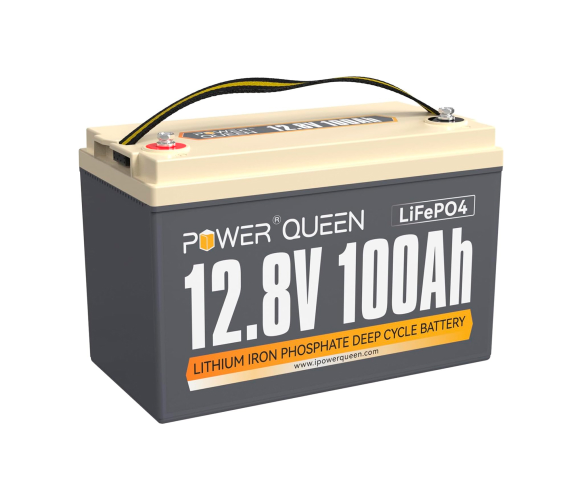 АКБ Аккумулятор Power Queen 12-100 LiFePO4 12V 100AH H190, 1280Wh, BMS 100A, 385*177*188мм 10кг
