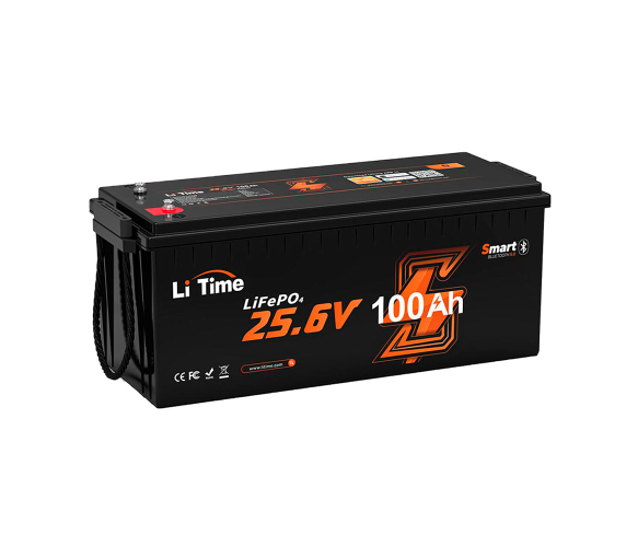 АКБ Акумулятор Li-TIME 24-100 BT LiFePO4 25,6V 100AH 2560Wh BMS 100А 532x207x215мм 21кг
