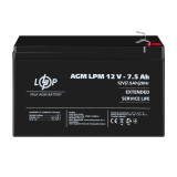 Акумулятор AGM LPM 12V - 7.5 Ah