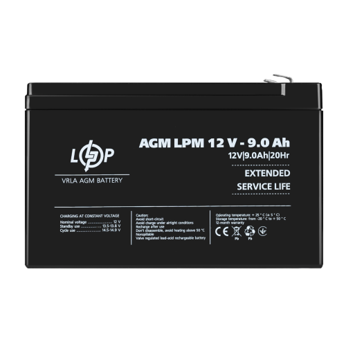 Акумулятор AGM LPM 12V - 9 Ah