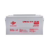 Акумулятор гелевий LPM-GL 12V - 65 Ah