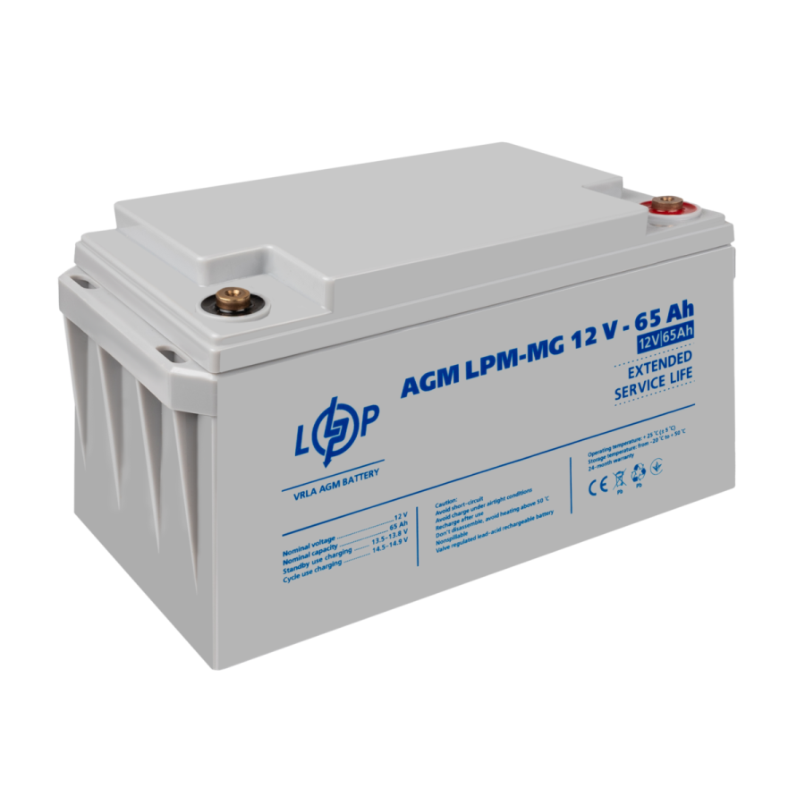 Акумулятор мультигелевий LPM-MG 12V - 65 Ah