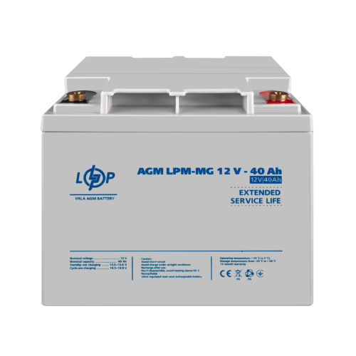Акумулятор мультигелевий LPM-MG 12V - 40 Ah