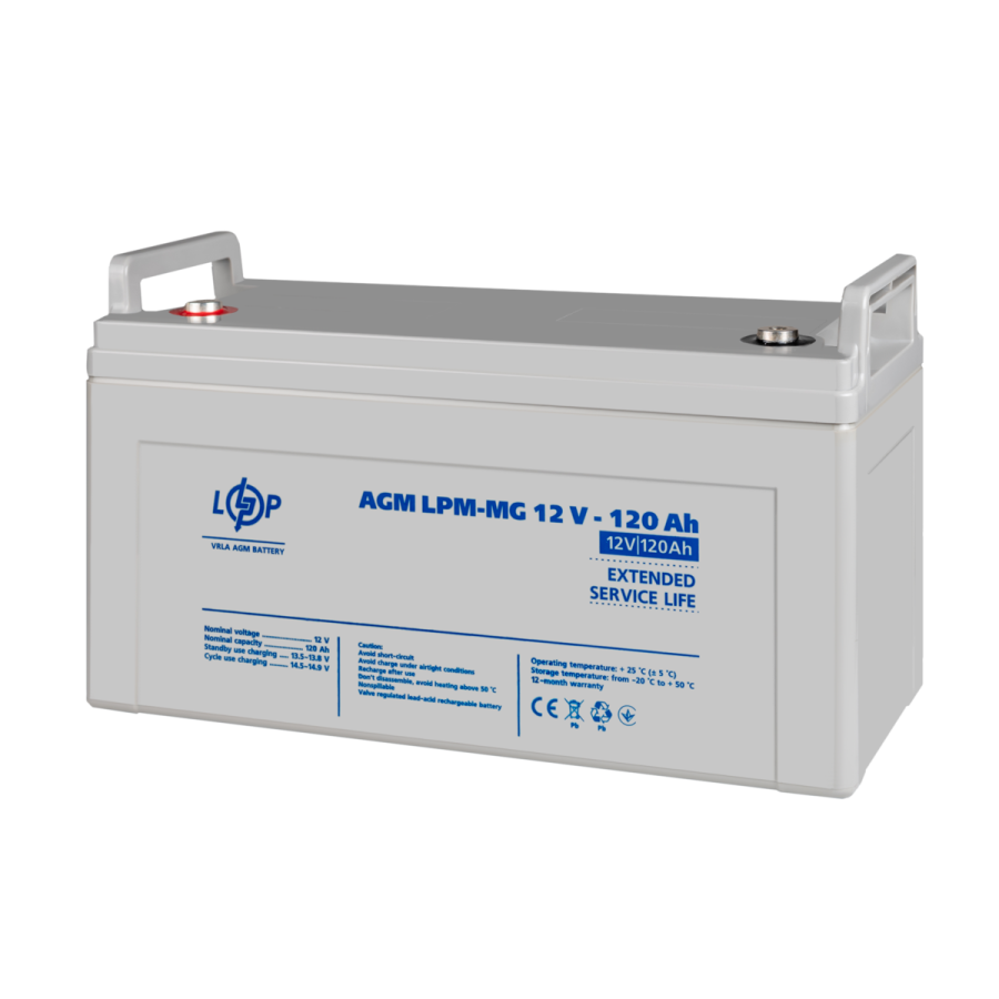 Акумулятор мультигелевий LPM-MG 12V - 120 Ah