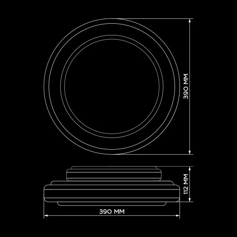 Светодиодный светильник DEL-R22-30 4500K 30Вт