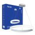 Світлодіодний світильник підвісний AL6610 SHINE LEVITATION 50W 4000К круглий Срібло