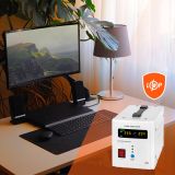 ДБЖ з правильною синусоїдою 12V LPY-PSW-800VA+(560Вт) 5A/15A під зовнішній АКБ