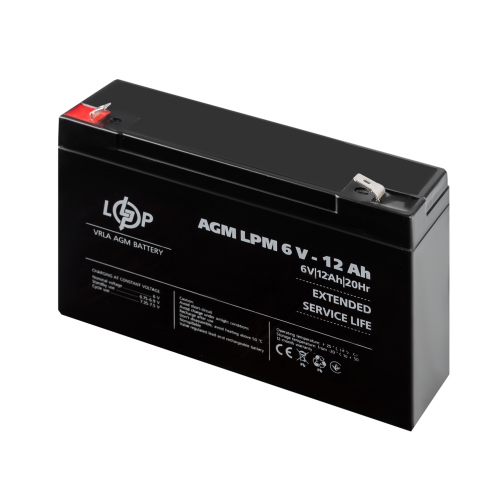 Аккумулятор AGM LPM 6V - 12 Ah