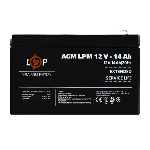 Аккумулятор AGM LPM 12V - 14 Ah