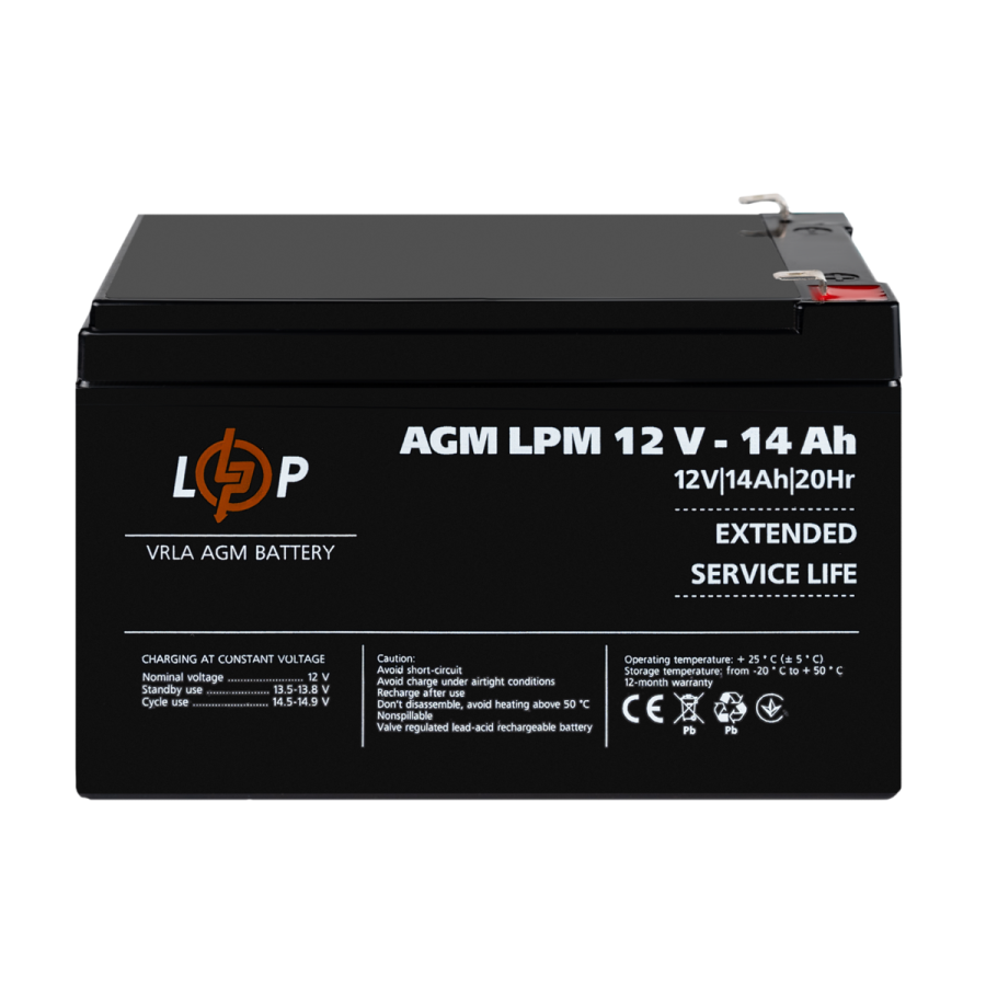 Аккумулятор AGM LPM 12V - 14 Ah