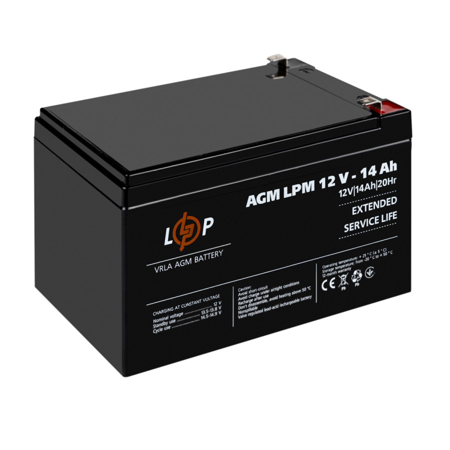 Аккумулятор AGM LPM 12V - 14 Ah