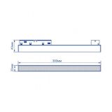Магнитный трековый светильник FERON MGN302 12W 4000К Черный